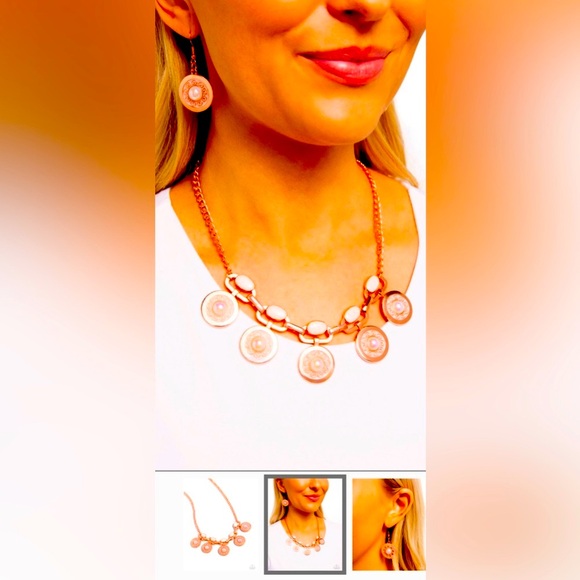 ⚪️⚪️⚪️ “ALLURING AMBIENCE” COPPER NECKLACE ~ PAPARAZZI❗️⚪️⚪️⚪️ - Picture 3 of 5